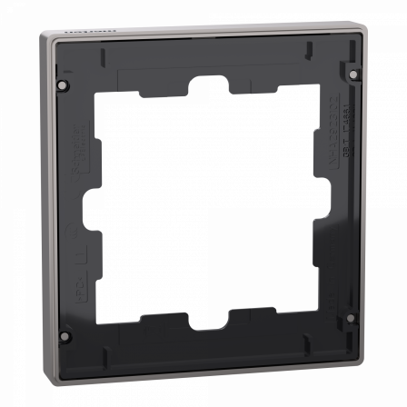 D-Life - cadre de finition - métal - nickel - 1 poste