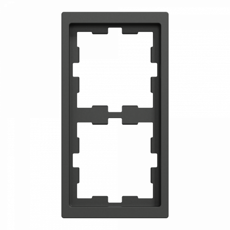 D-Life - cadre de finition - anthracite - 2 postes