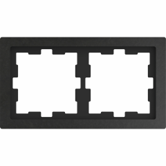 D-Life - cadre de finition - pierre - ardoise - 2 postes