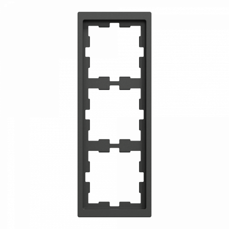 D-Life - cadre de finition - anthracite - 3 postes