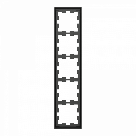 D-Life - cadre de finition - anthracite - 5 postes