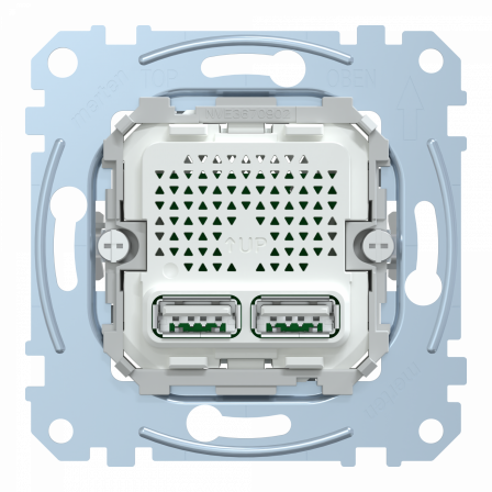 D-Life - prise chargeur double - USB A+A - 2.1 A - méca seul