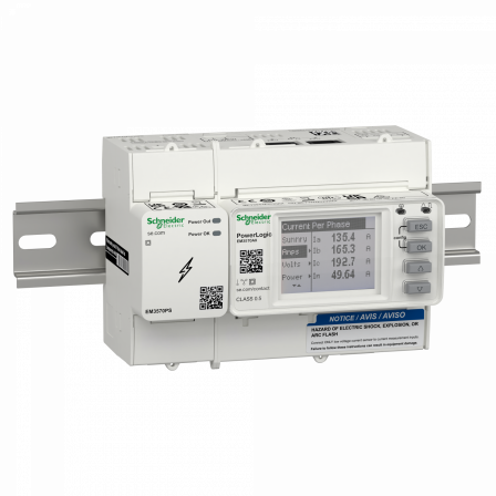 PowerLogic-compteur double port ethernet-avec alimentation