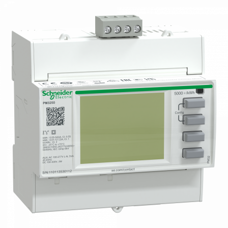 PowerLogic - centrale de mesure - PM3250 - modulaire - Modbus