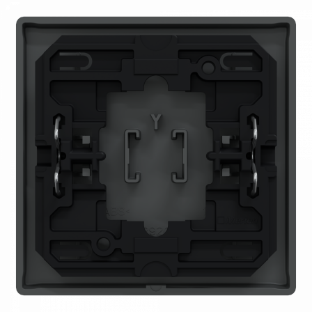 D-Life - enjoliveur pour commande simple avec picto carillon - anthracite