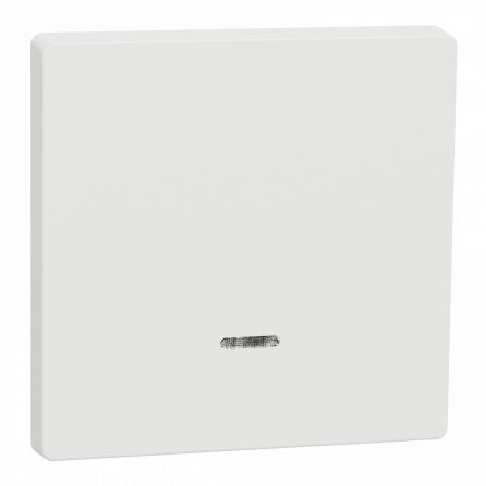 D-Life - enjoliveur pour commande simple avec voyant - blanc nordic mat