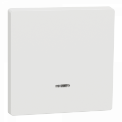 D-Life - enjoliveur pour commande simple avec voyant - blanc nordic mat