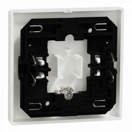 D-Life - enjoliveur pour commande simple avec voyant - blanc nordic mat