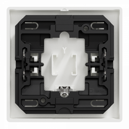 D-Life - enjoliveur pr commande simple voyant picto carillon - blanc nordic mat