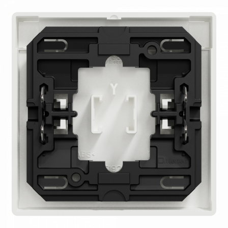 D-Life - enjoliveur pour commande simple avec porte-étiquette - blanc nordic mat