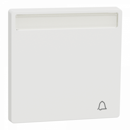 D-Life - enjoliveur pour commande simple avec porte-étiquette - blanc nordic mat