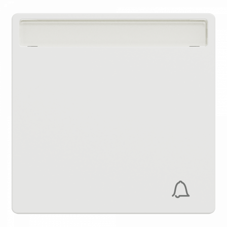 D-Life - enjoliveur pour commande simple avec porte-étiquette - blanc nordic mat