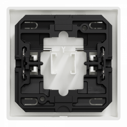 D-Life - enjoliveur pr commande simple étiquet picto carillon - blanc nordic mat