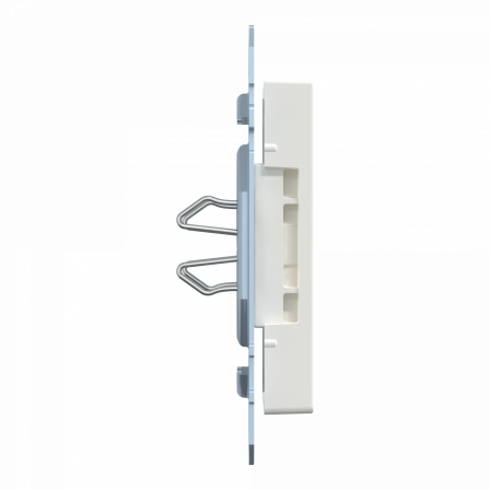 Merten M-Plan - obturateur - mécanisme+enjoliveur - blanc polaire brillant