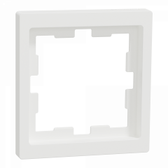 D-Life - cadre de finition - blanc nordic mat - 1 poste