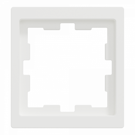 D-Life - cadre de finition - blanc nordic mat - 1 poste