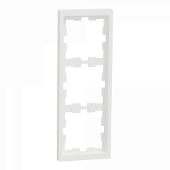 D-Life - cadre de finition - blanc nordic mat - 3 postes