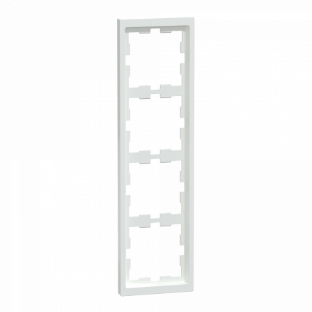 D-Life - cadre de finition - blanc lotus - 4 postes