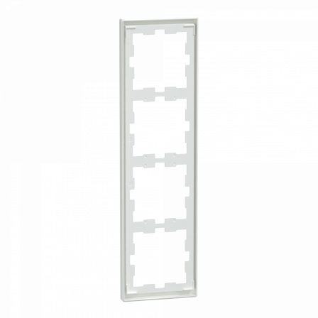 D-Life - cadre de finition - blanc lotus - 4 postes