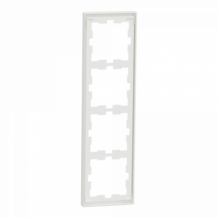 D-Life - cadre de finition - blanc nordic mat - 4 postes