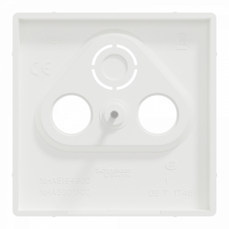 D-Life - enjoliveur pour prise télévision - blanc nordic mat