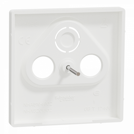 D-Life - enjoliveur pour prise télévision - blanc nordic mat