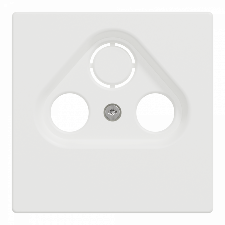 D-Life - enjoliveur pour prise télévision - blanc nordic mat