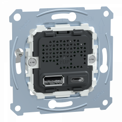 D-Life - prise chargeur double - USB A+C - 2.4 A - méca seul