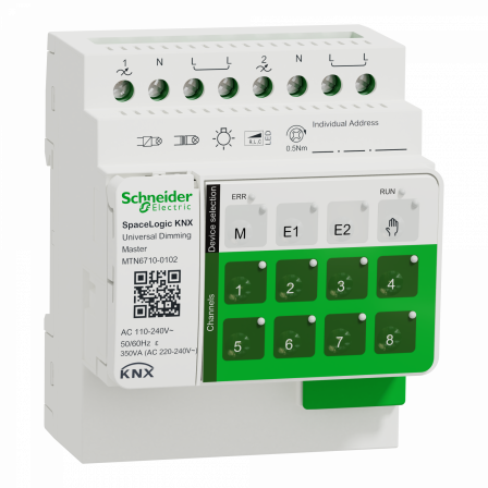 SpaceLogic KNX - variation - 2 sorties universelles - master