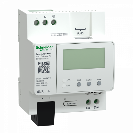 SpaceLogic KNX - DALI Pro - 1 sorties 64 ballasts DALI 2.0