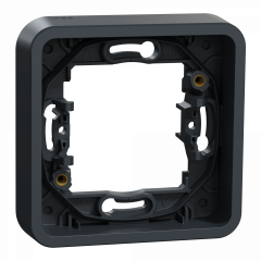 Mureva Styl - Cadre 1 poste - encastré - IP55 - IK08 - gris