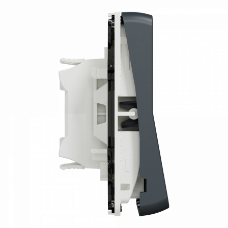 Mureva Styl - Double va et vient - composable - IP55 -IK08-connexion auto - gris