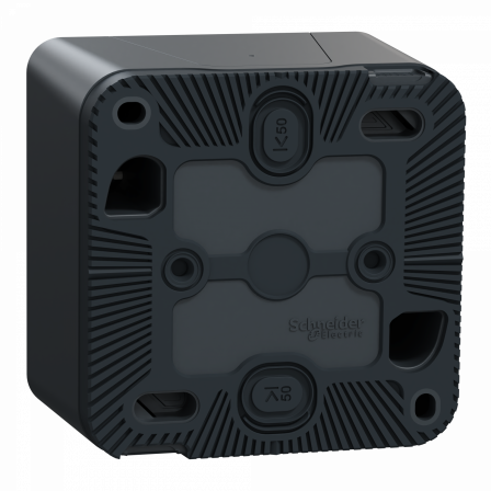 Mureva Styl - Interrupteur bipolaire - saillie - IP55 - IK08 connex auto - gris