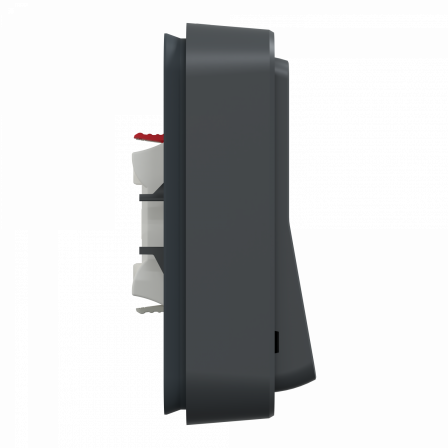 Mureva Styl - Va et vient - complet encastré - IP55 - IK08 connex auto - gris