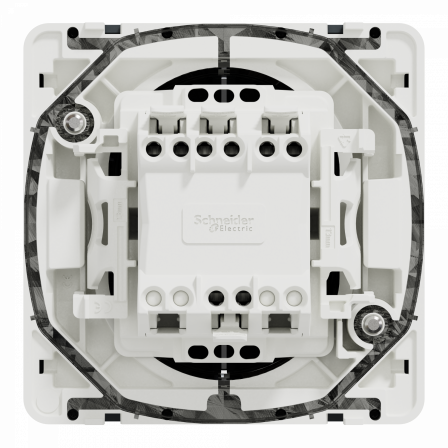 Mureva Styl - Double bouton poussoir - composable - IP55 - IK07 - gris