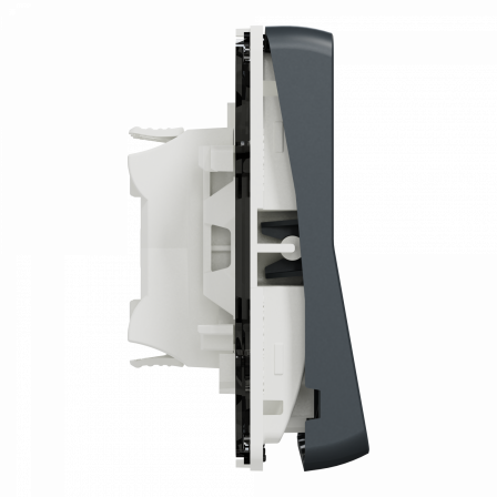 Mureva Styl - Double bouton poussoir - composable - IP55 - IK07 - gris