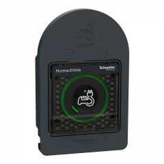 Mureva EVlink - Prise courant 2P+T renforcée pour VE - IP66 IK08 - gris