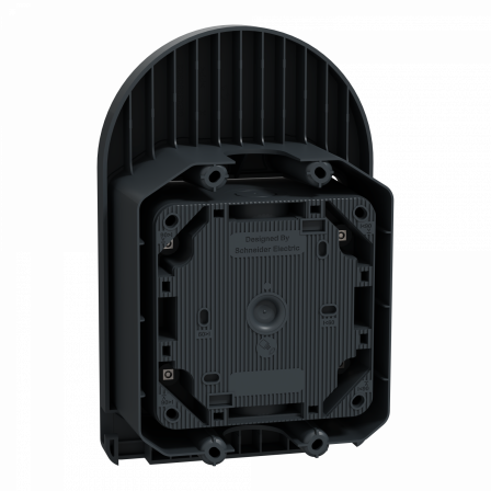 Mureva EVlink - Prise courant 2P+T renforcée pour VE - IP66 IK08 - à clé - gris