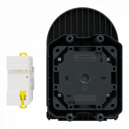 Kit Mureva EVlink - Protection + Prise courant 2P+T renforcée VE IP66 IK08 gris