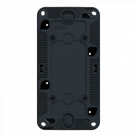 Mureva Styl - Boîte 2 postes verticale - saillie - IP55 - IK08 - gris