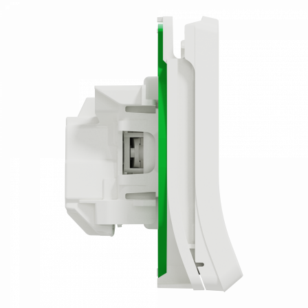 Mureva Styl - Prise courant 2P+T - composable - IP55 IK08 - connex auto - blanc