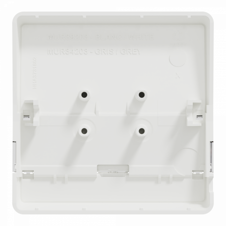 Mureva Styl - Enjoliveur porte étiquette lumineux - IP55 - IK08 - blanc