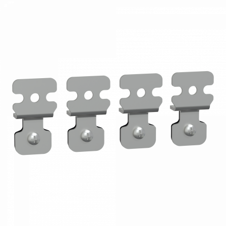 PanelSeT Accessoires - Jeu de 4 pattes de fixation acier - pour boite