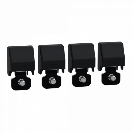 PanelSeT Accessoires - Kit de 4 pattes de fixation et caches - pour coffret S3D