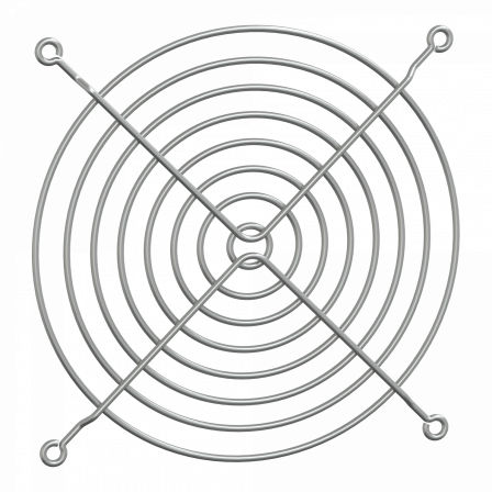 ClimaSys - grille métallique - protection arrière - découpe Ø114mm