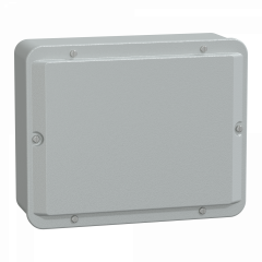 PanelSeT SDB - boîte acier - couvercle bas - sans prédécoupage - 256x206x93mm