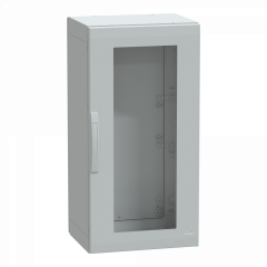 PanelSeT - Armoire polyester 1000x500x420 - IP65 - vitrée Ral 7035