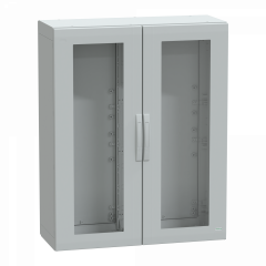 PanelSeT - Armoire polyester 1250x1000x420 - IP65 - vitrée Ral 7035