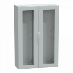 PanelSeT - Armoire polyester 1500x1000x420 - IP65 - vitrée Ral 7035