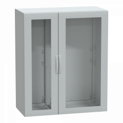 PanelSeT - Armoire polyester 1500x1250x620 - IP65 - vitrée Ral 7035